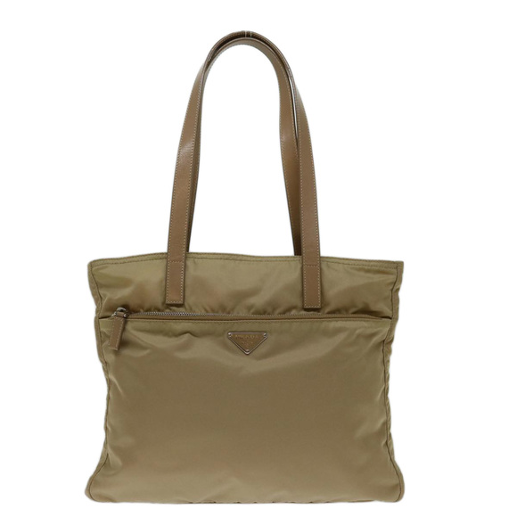 PRADA Tote Bag Nylon Brown Auth 69656 - Picture 13 of 16